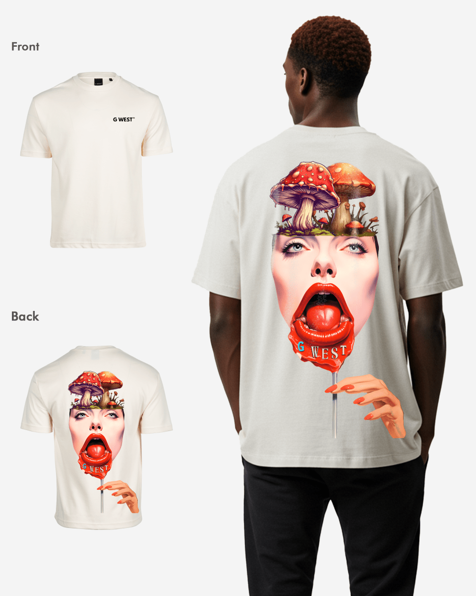 G West Oversized Lollipop Mushroom Oversized Tee