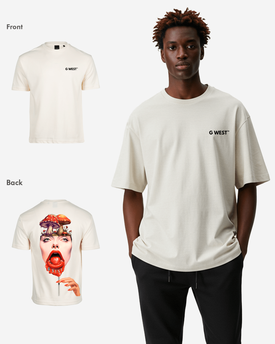 G West Oversized Lollipop Mushroom Oversized Tee