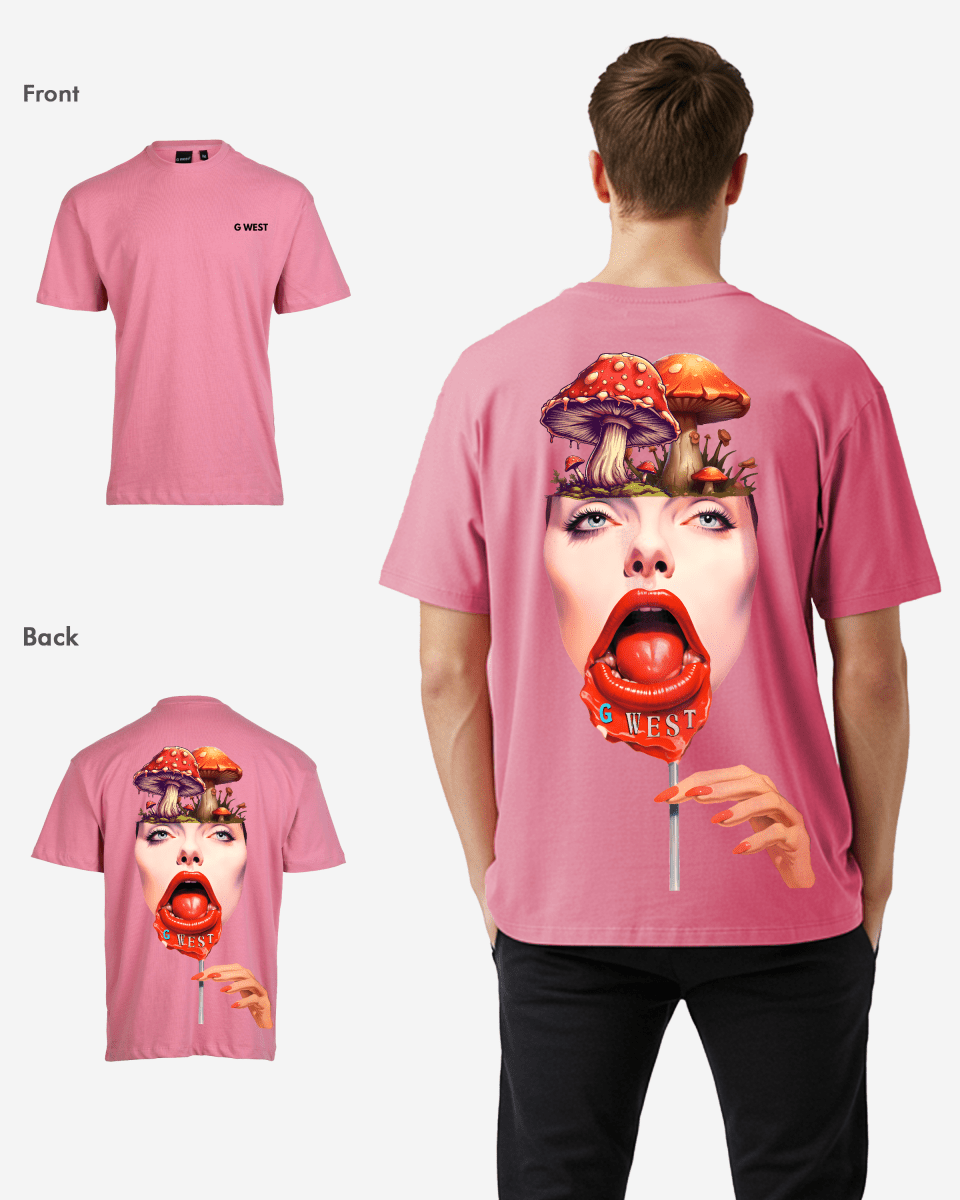 G West Oversized Lollipop Mushroom Oversized Tee