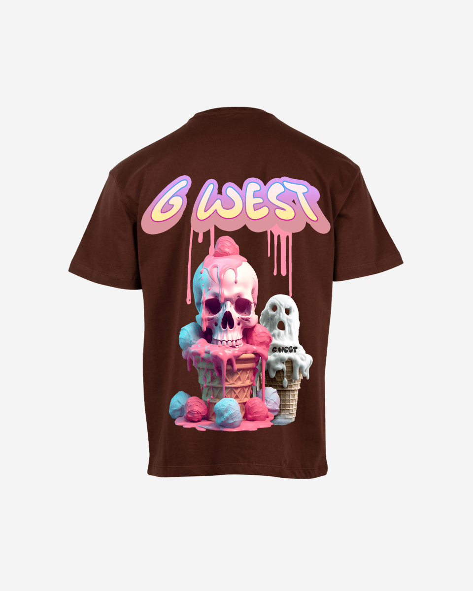 G West Oversized Melting Ice Cream Tee