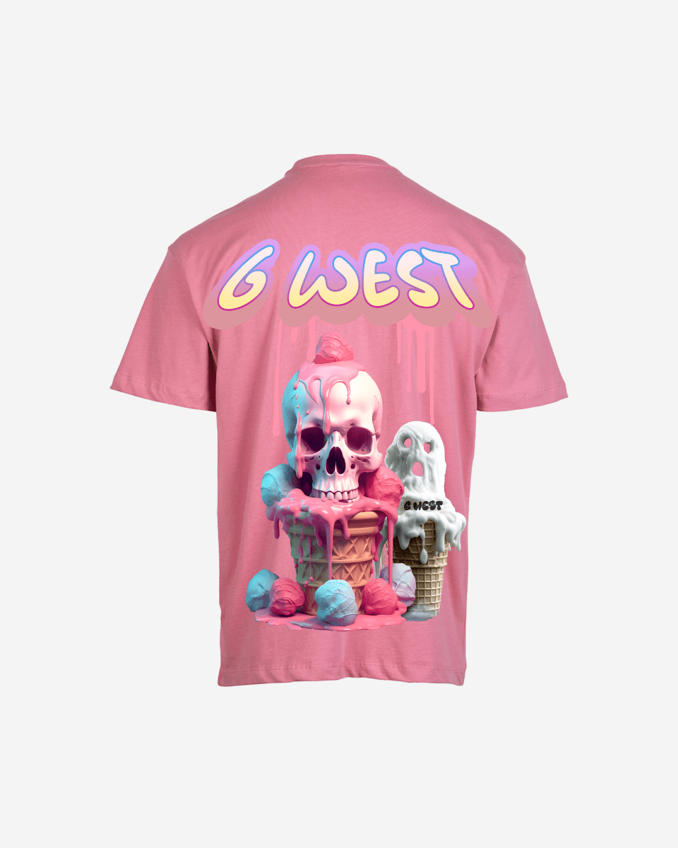 G West Oversized Melting Ice Cream Tee