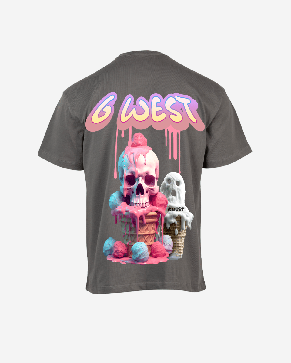 G West Oversized Melting Ice Cream Tee