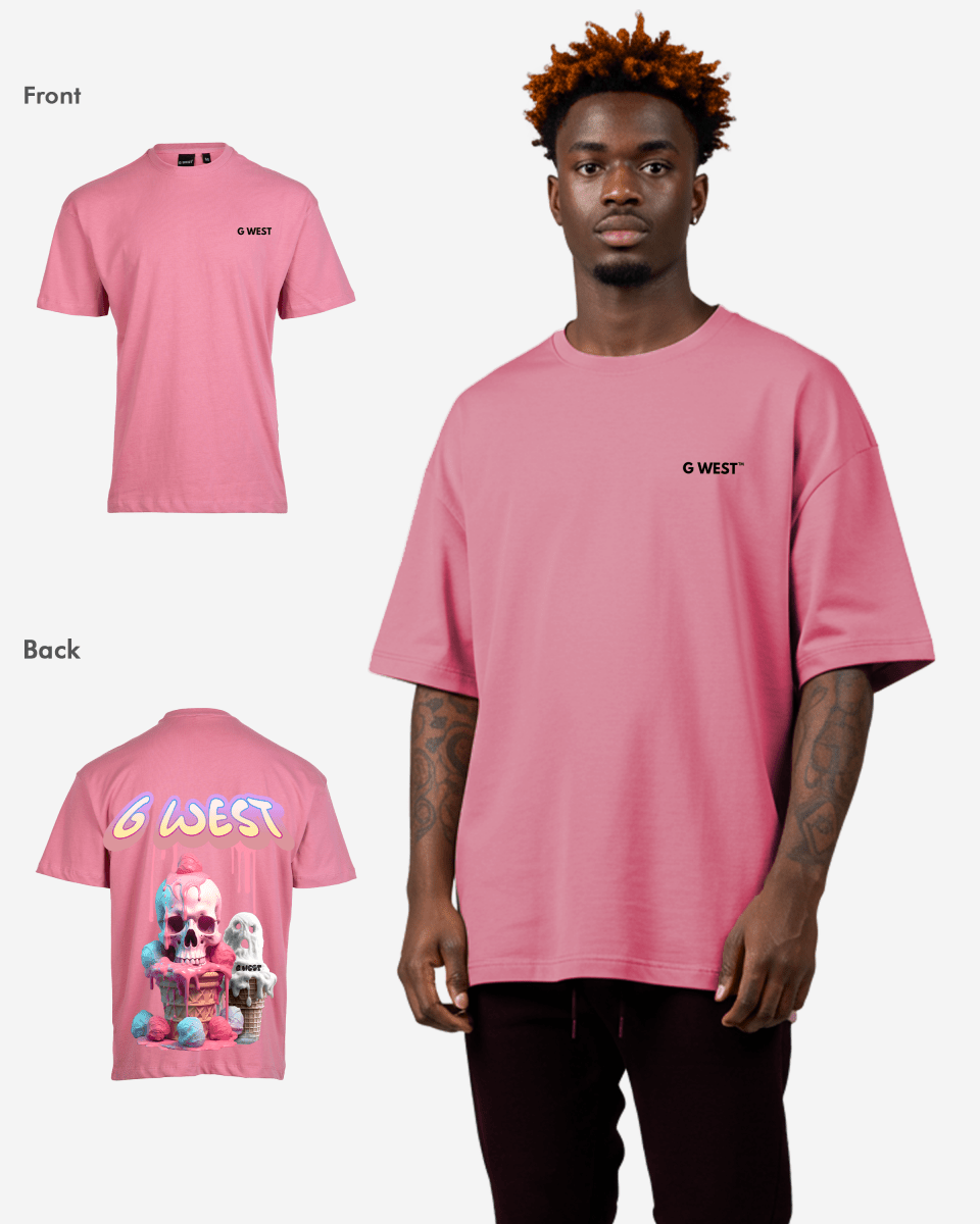 G West Oversized Melting Ice Cream Tee