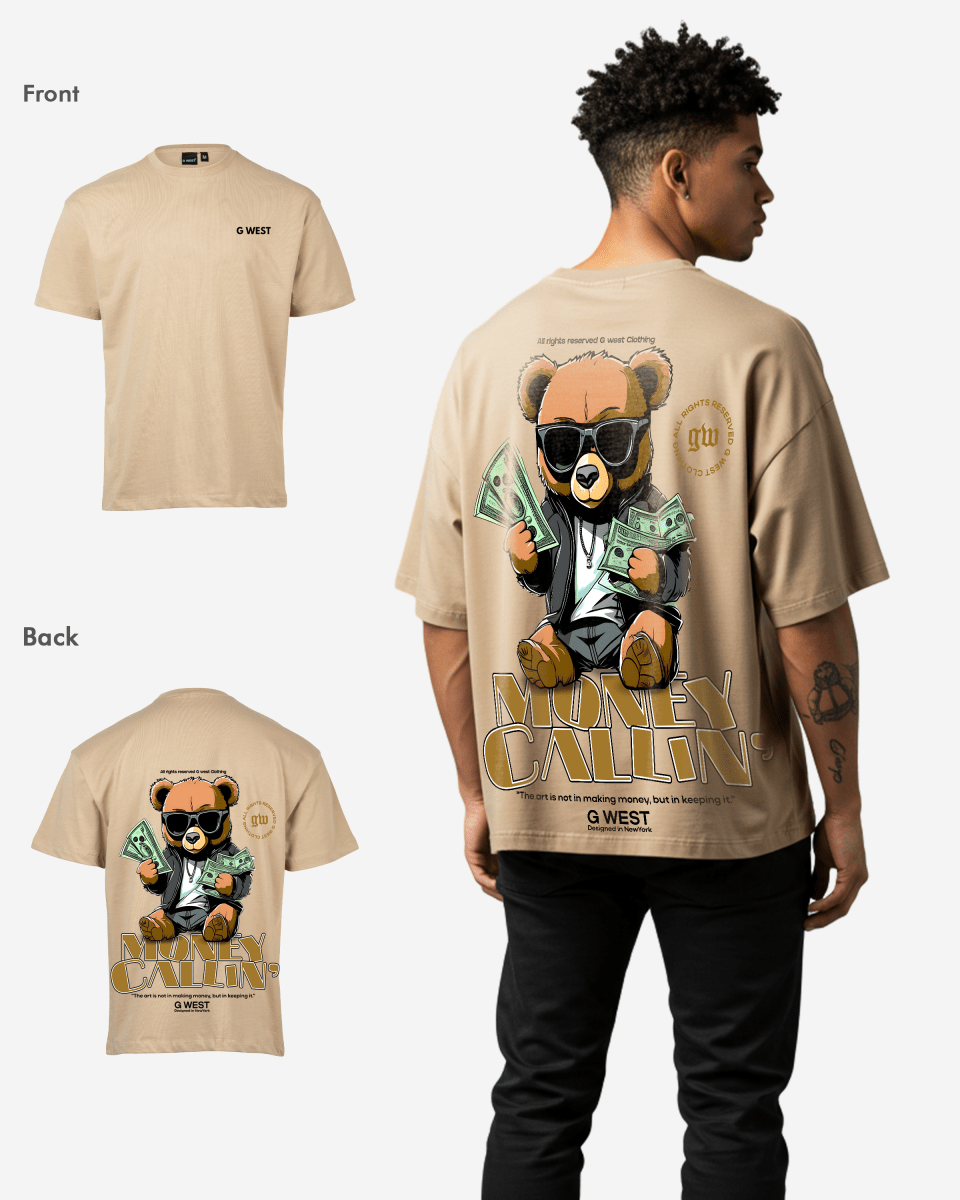 G West Oversized Money Calling T Shirt