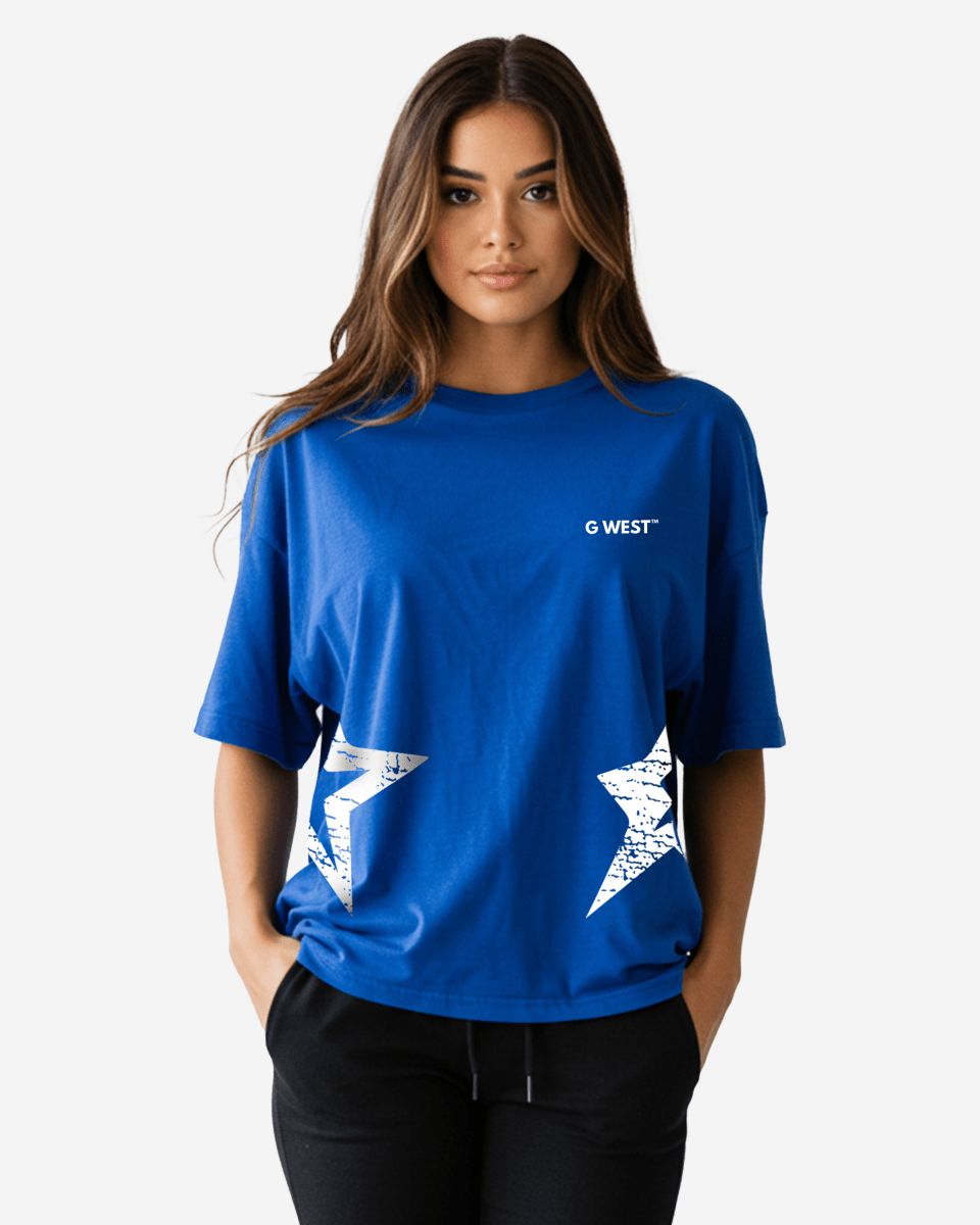 G West Oversized New York Arch Logo Tee  - WOMEN