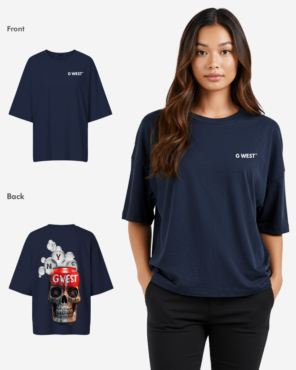 G West Oversized Nyc Can T-Shirt - WOMEN