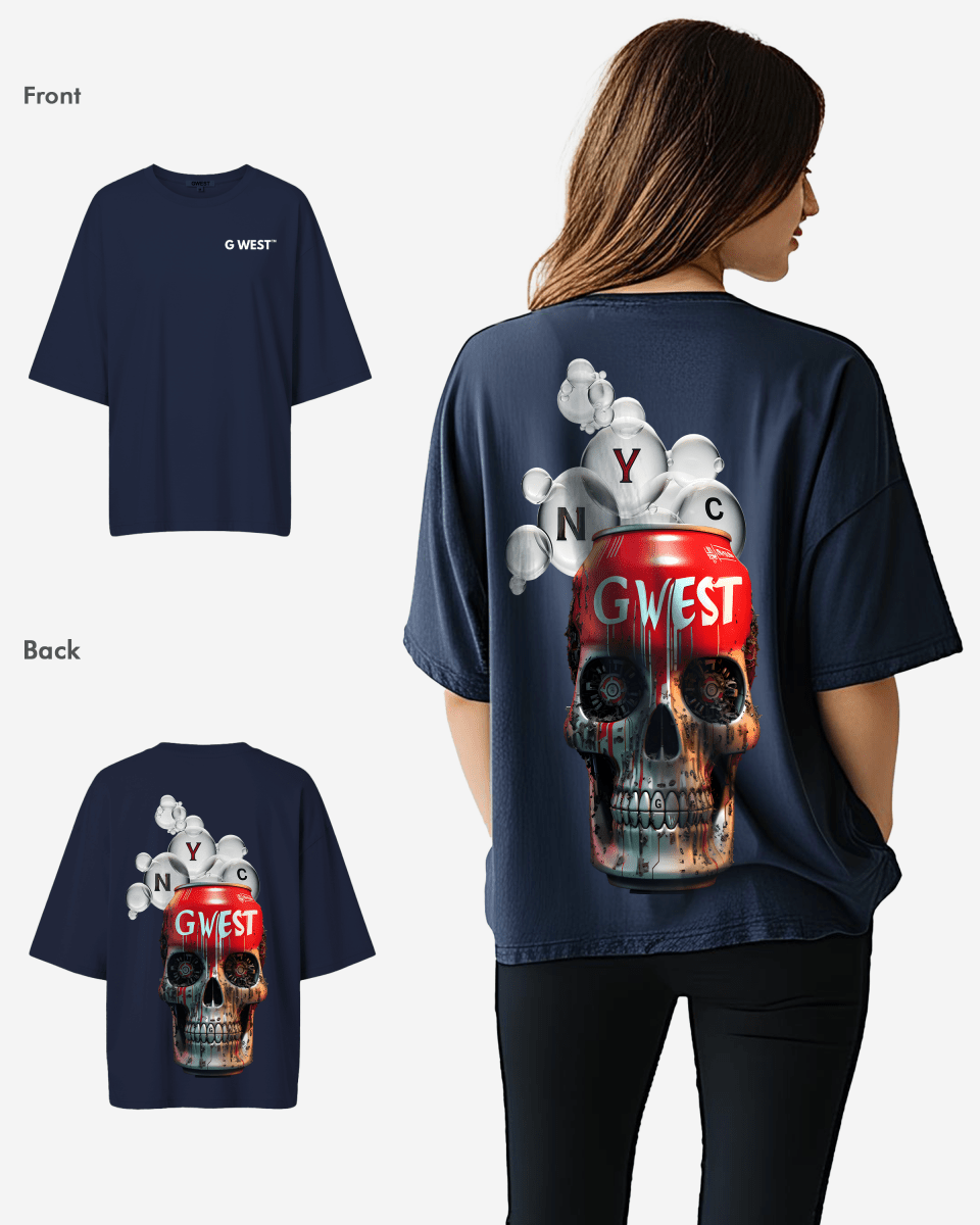 G West Oversized Nyc Can T-Shirt - WOMEN