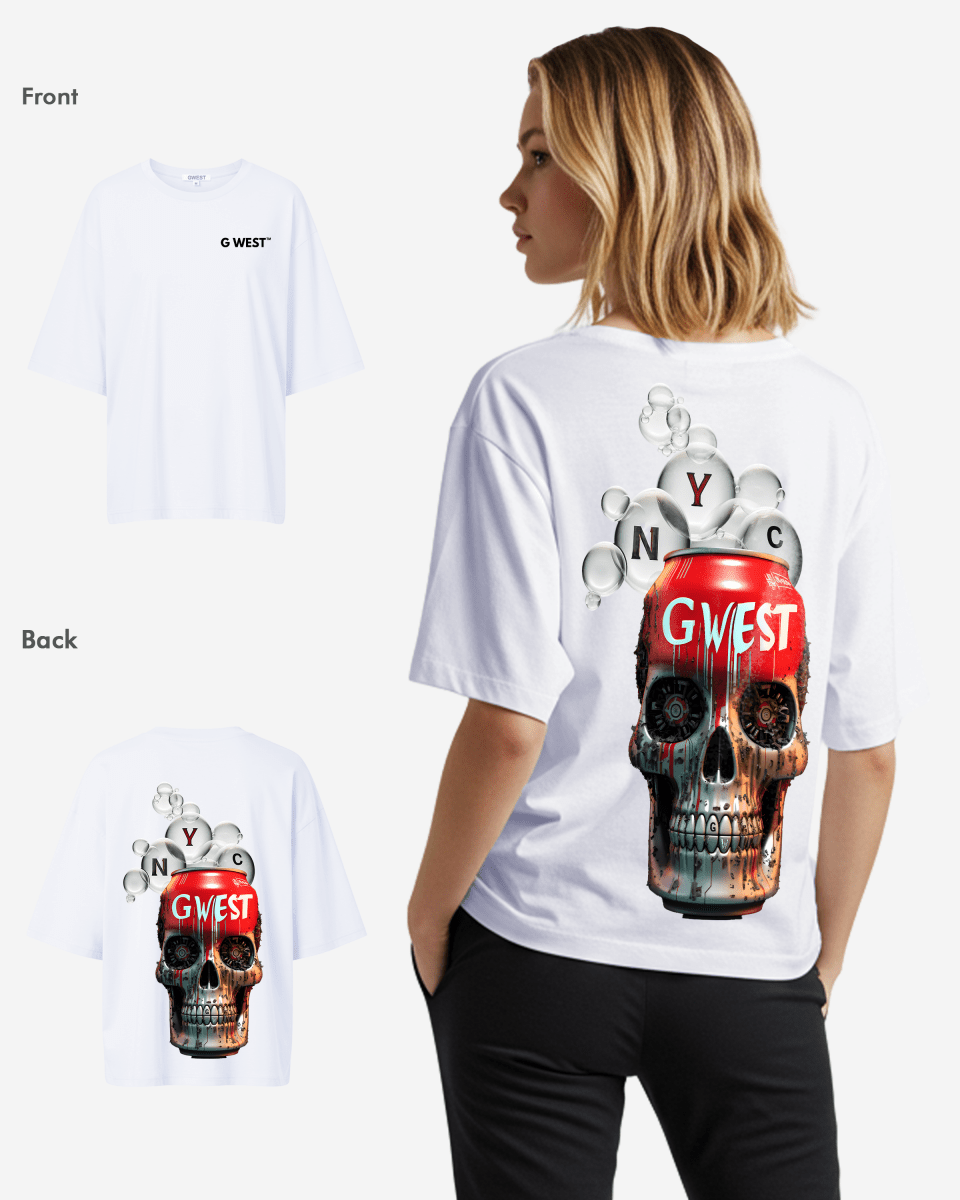 G West Oversized Nyc Can T-Shirt - WOMEN
