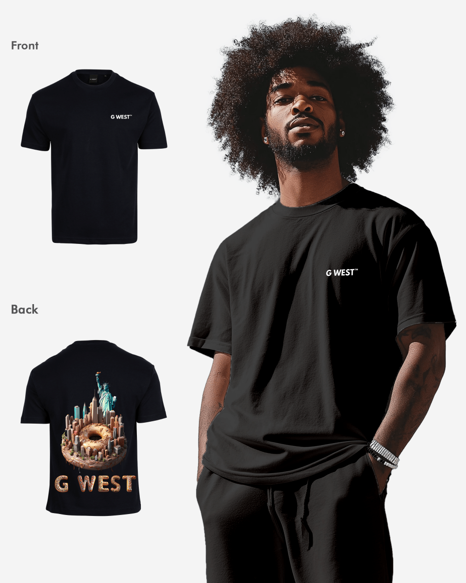 G West Oversized Nyc Donut T-Shirt - 4 Colors