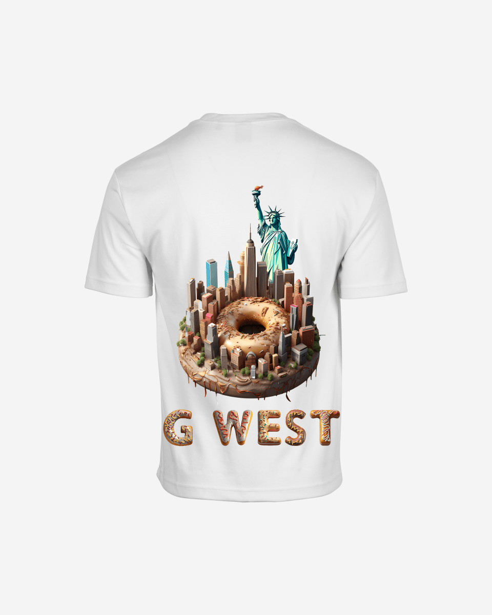 G West Oversized Nyc Donut T-Shirt - 4 Colors