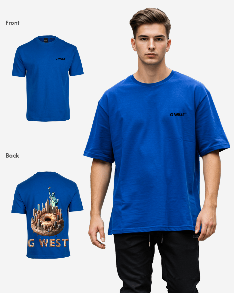 G West Oversized Nyc Donut T-Shirt - 4 Colors