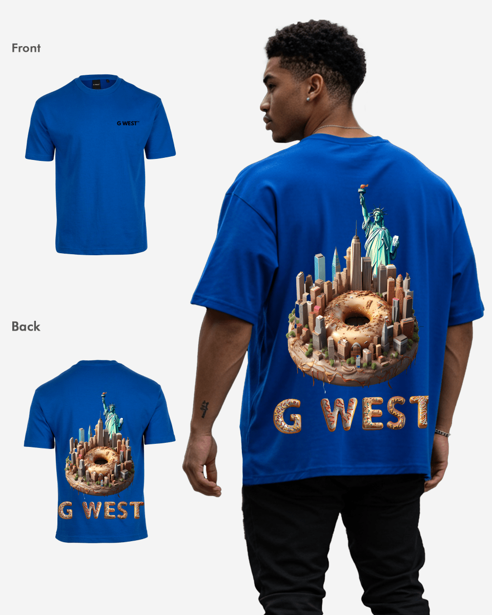 G West Oversized Nyc Donut T-Shirt - 4 Colors