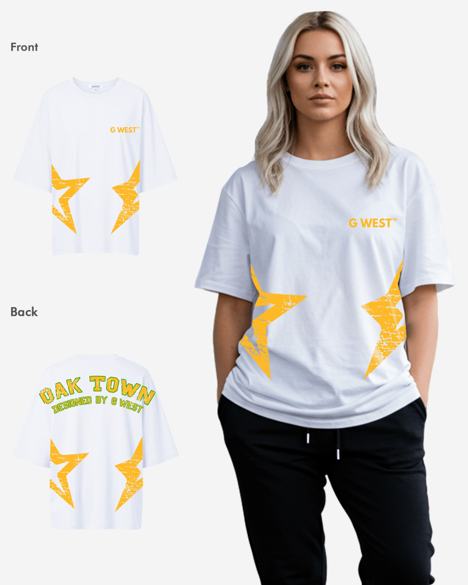 G West Oversized Oak Town Tee - WOMEN