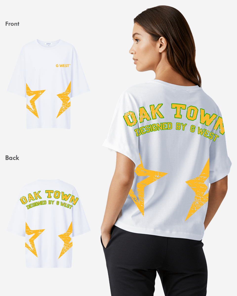 G West Oversized Oak Town Tee - WOMEN