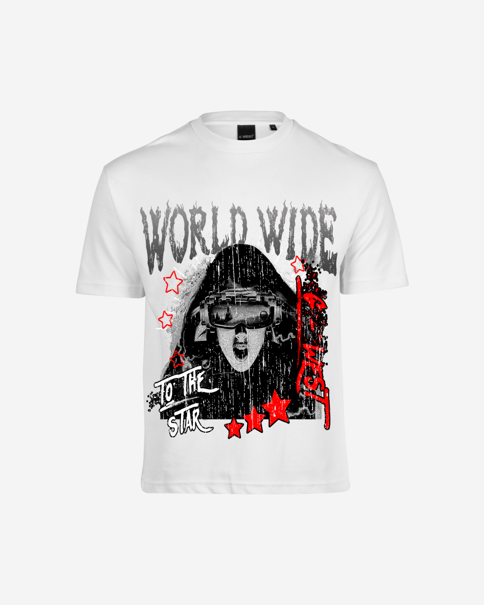 G West Oversized Old World Wide Star T Shirt