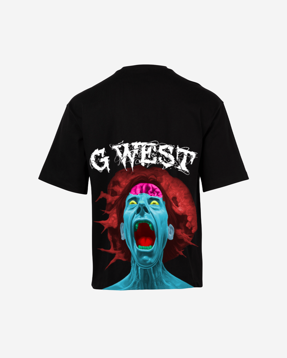 G West Oversized Premium Erupt Brain T-Shirt