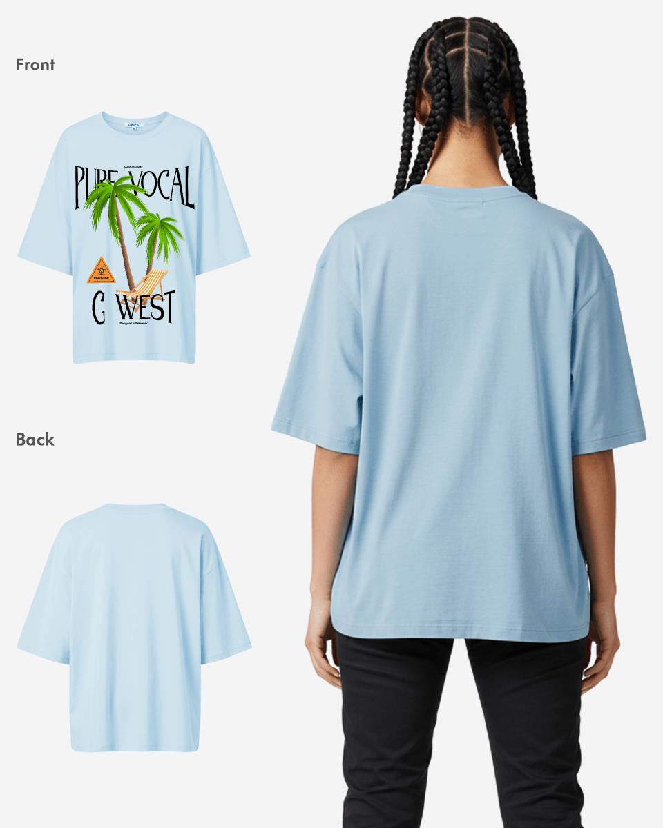 G West Oversized Pure Vocal T Shirt  - WOMEN