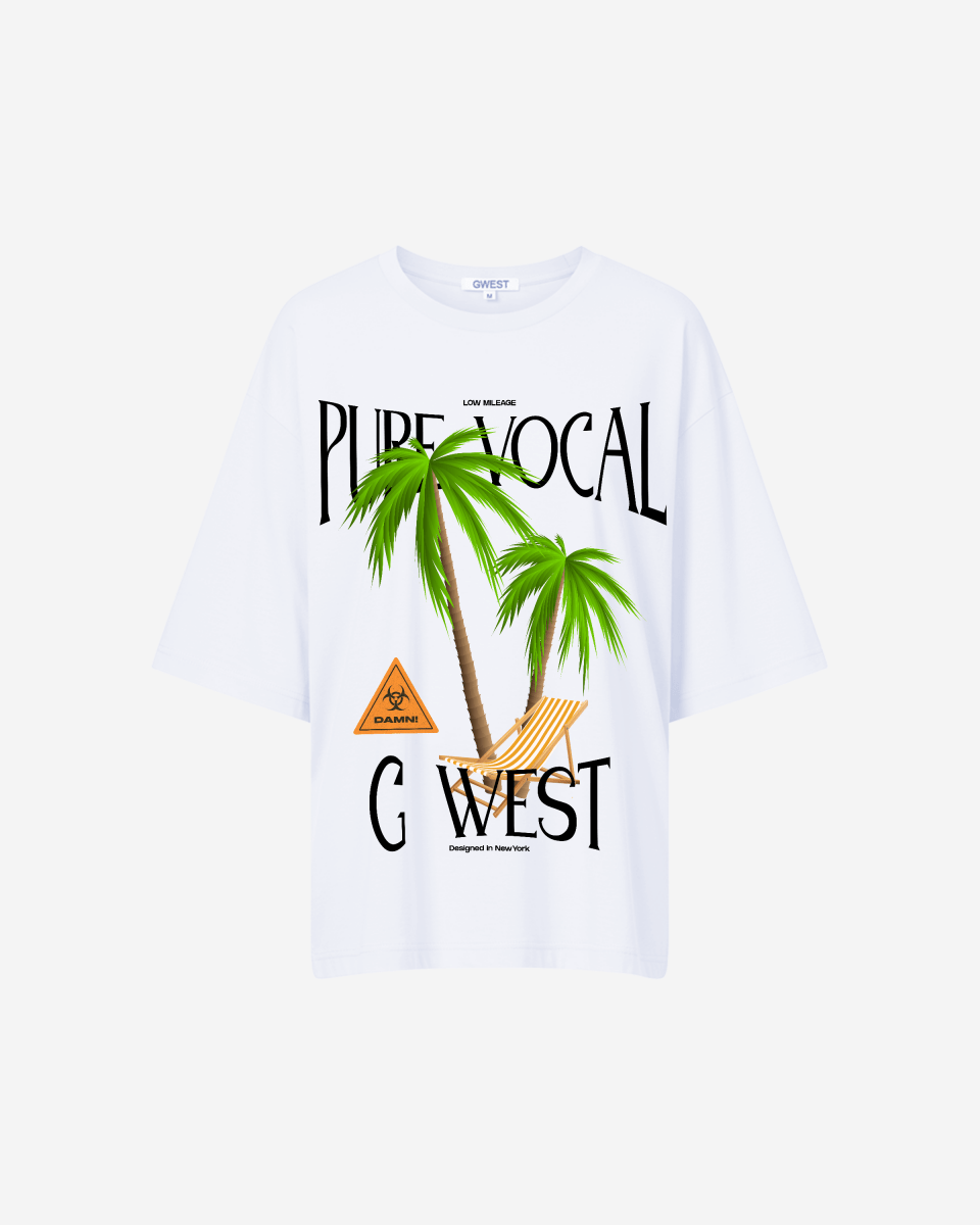G West Oversized Pure Vocal T Shirt  - WOMEN