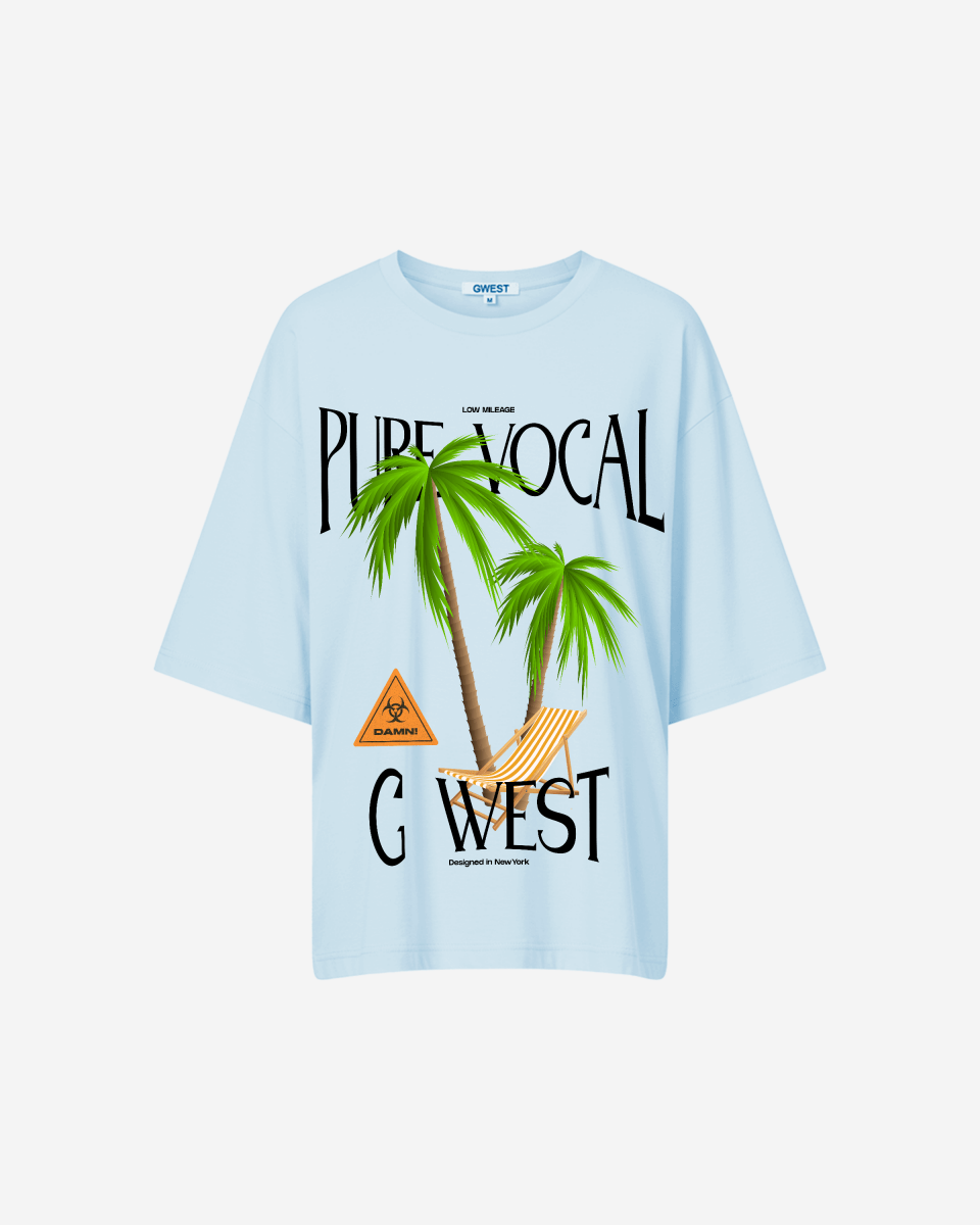 G West Oversized Pure Vocal T Shirt  - WOMEN