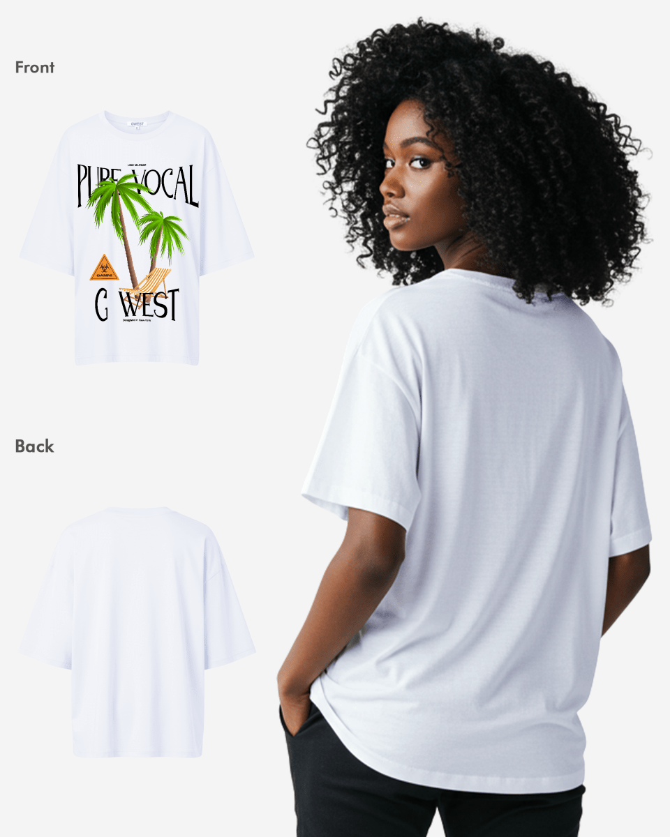 G West Oversized Pure Vocal T Shirt  - WOMEN