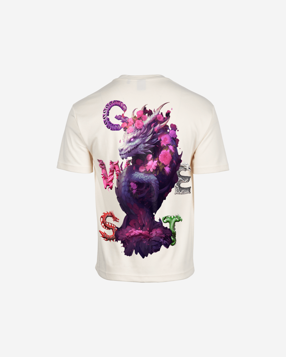 G West Oversized Purple Dragon Tee