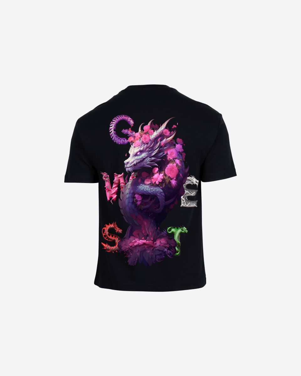 G West Oversized Purple Dragon Tee