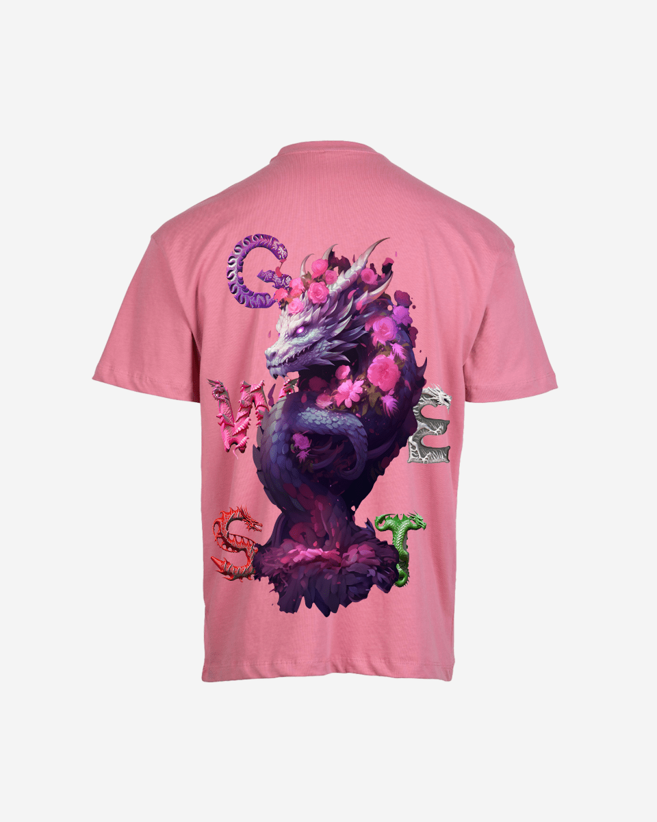 G West Oversized Purple Dragon Tee