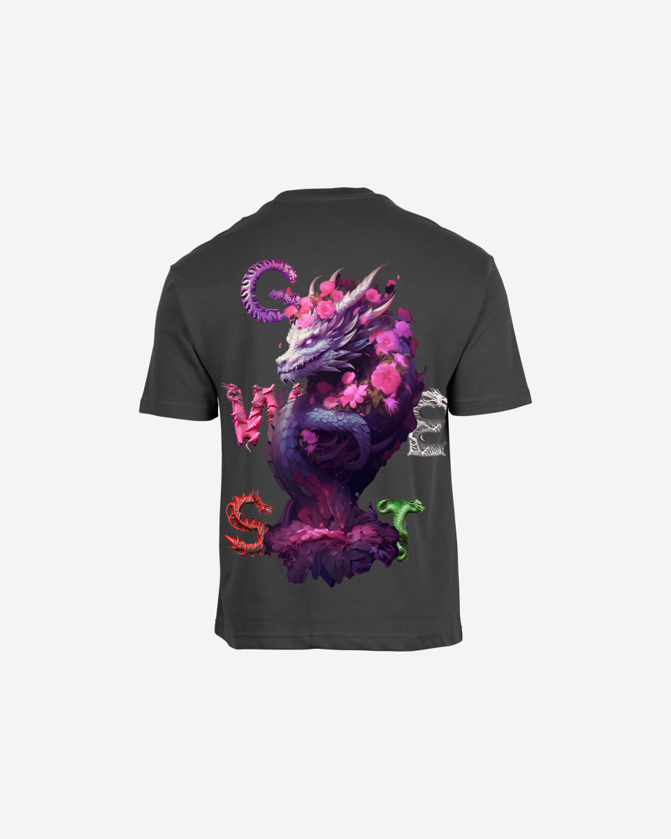 G West Oversized Purple Dragon Tee