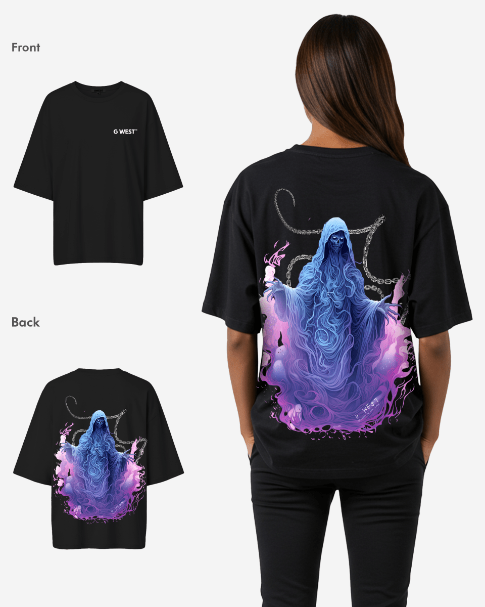 G West Oversized Purple Reaper Tee -WOMEN
