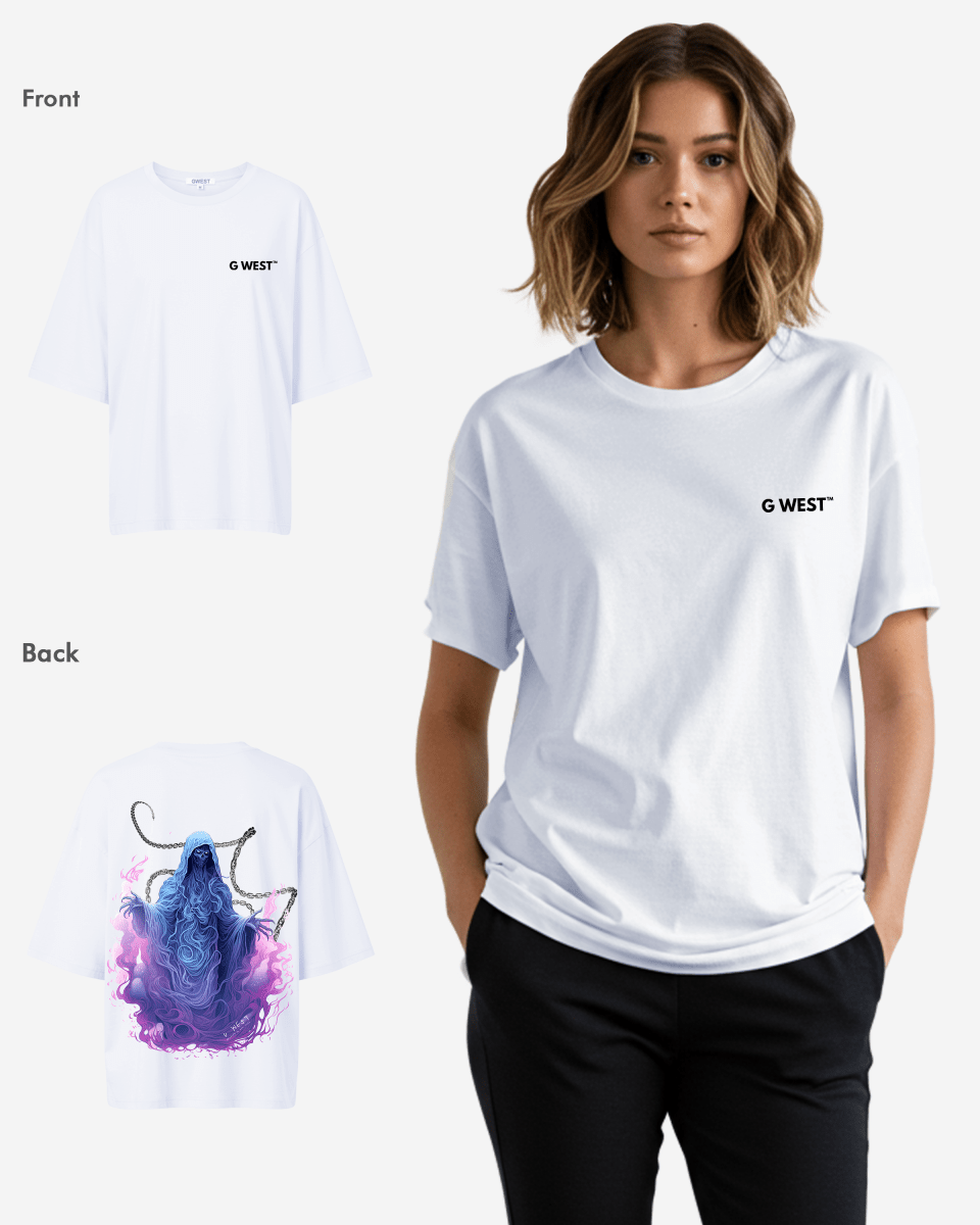 G West Oversized Purple Reaper Tee -WOMEN