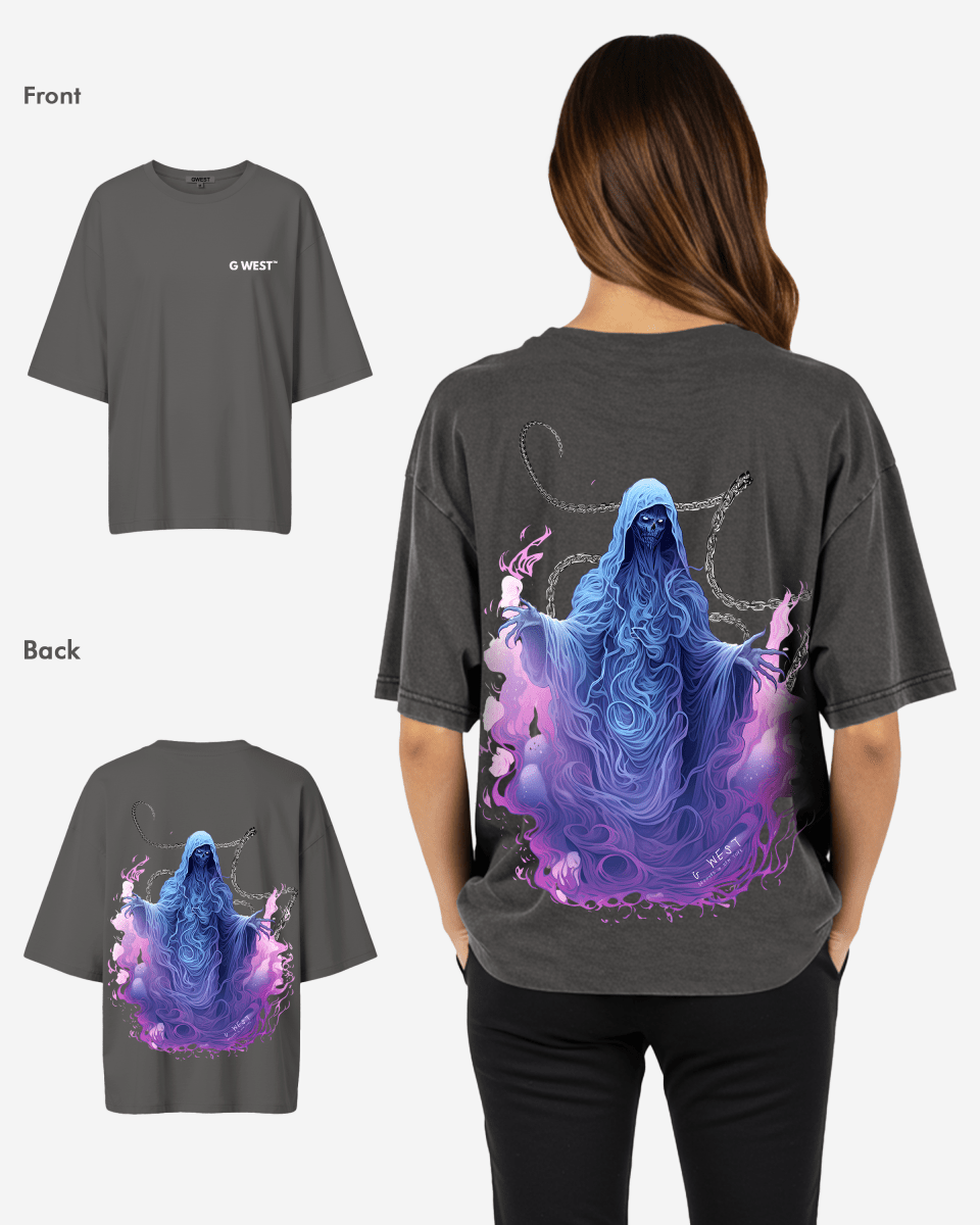 G West Oversized Purple Reaper Tee -WOMEN