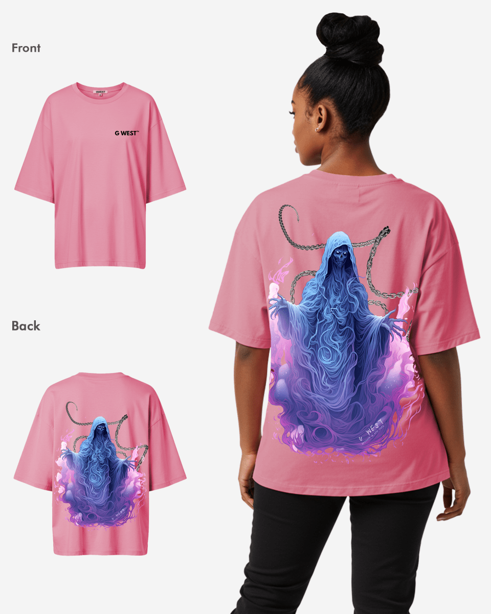 G West Oversized Purple Reaper Tee -WOMEN