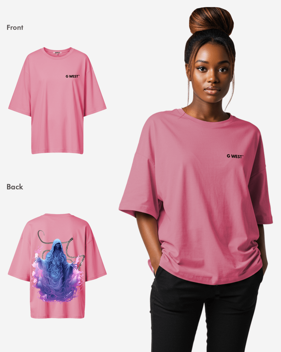 G West Oversized Purple Reaper Tee -WOMEN