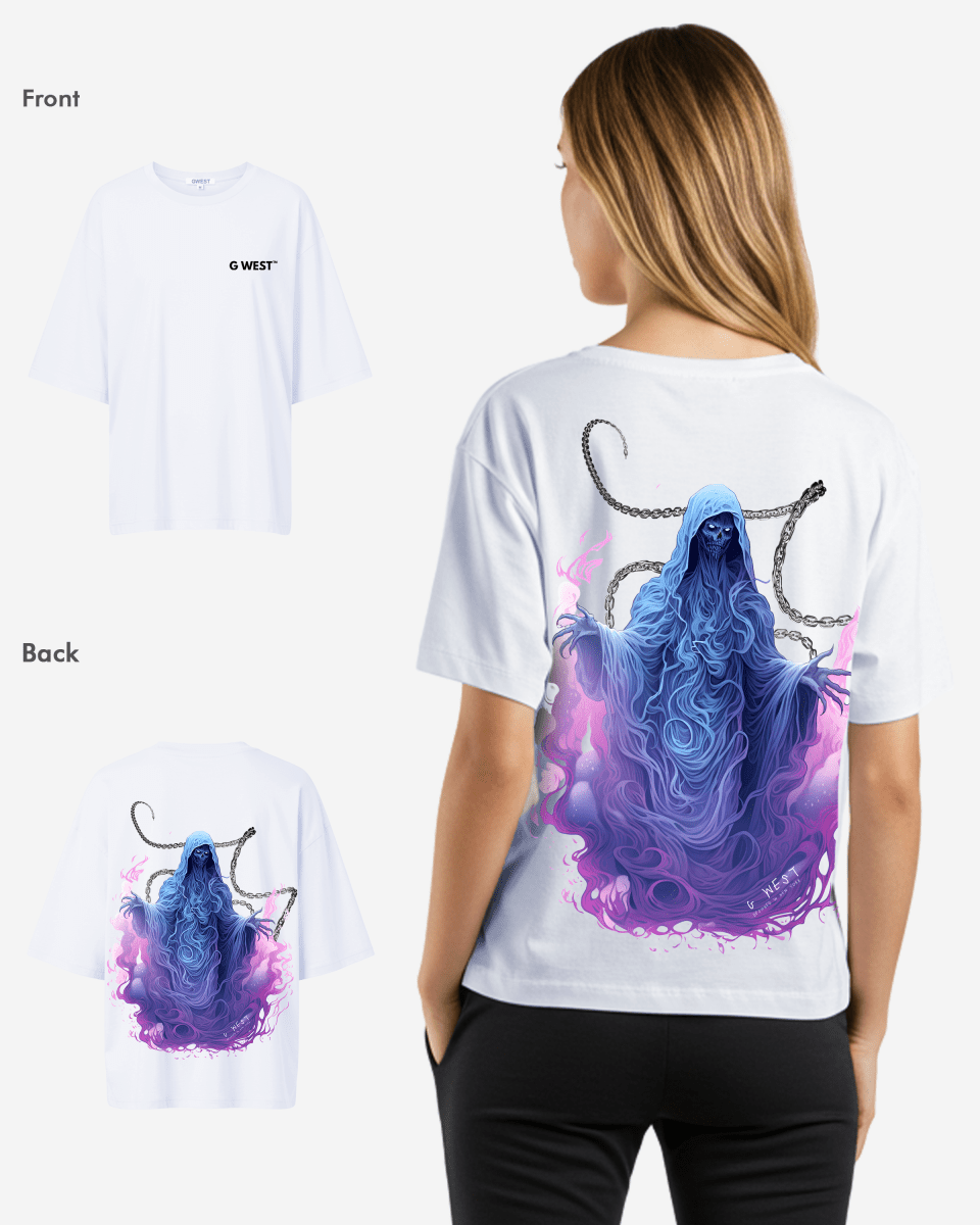 G West Oversized Purple Reaper Tee -WOMEN