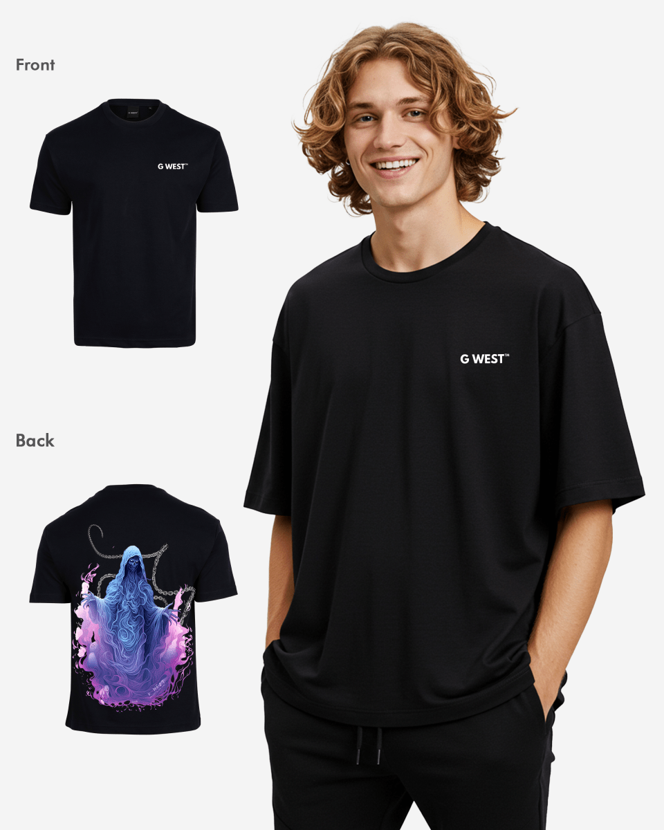 G West Oversized Purple Reaper Tee