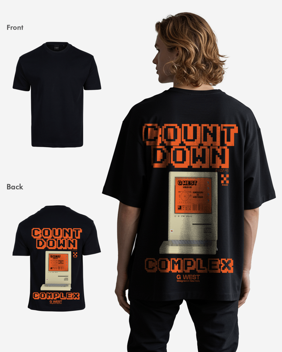 G West Oversized Retro Pc T-Shirt