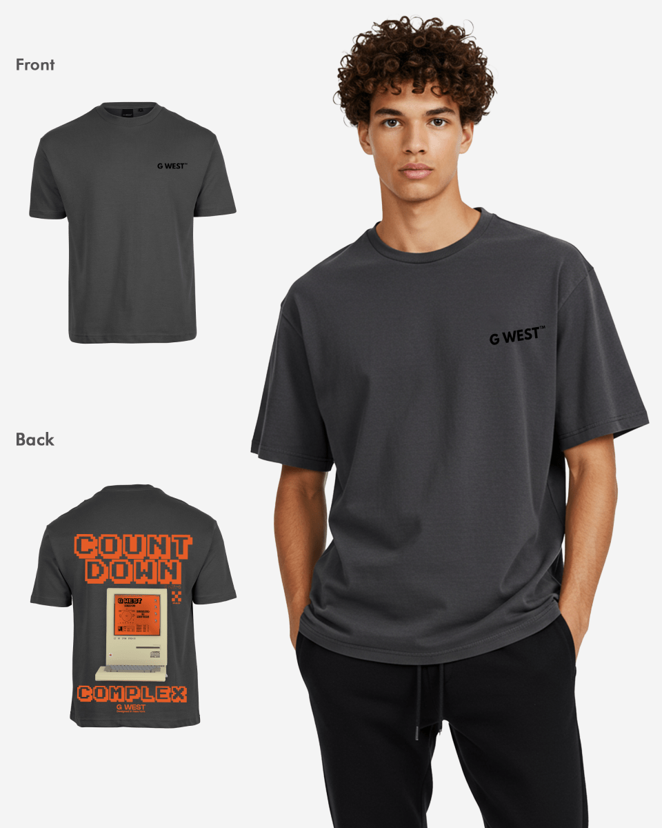 G West Oversized Retro Pc T-Shirt