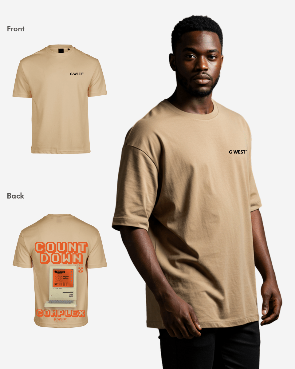 G West Oversized Retro Pc T-Shirt