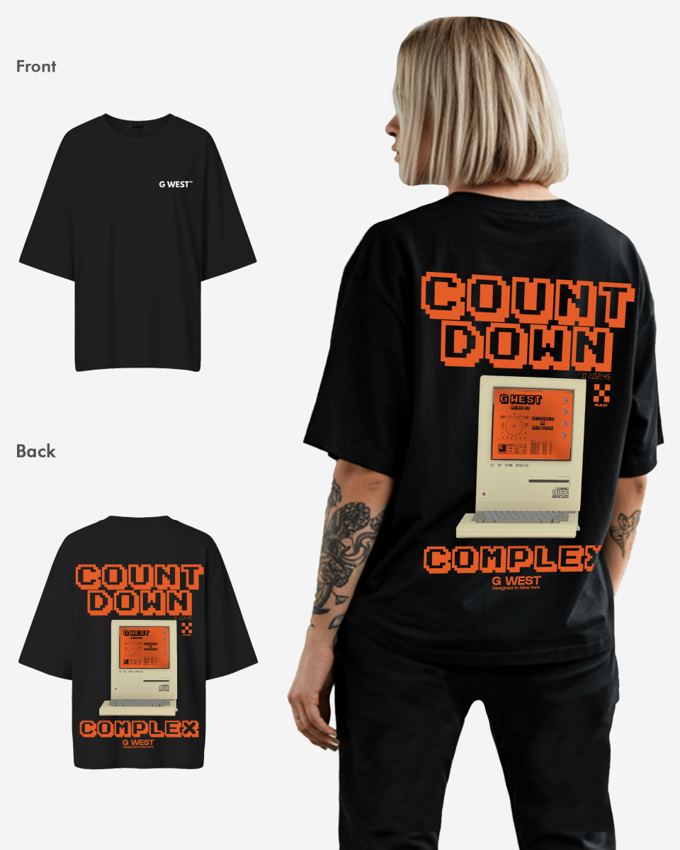 G West Oversized Retro Pc T-Shirt - WOMEN