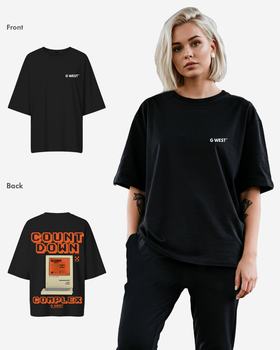 G West Oversized Retro Pc T-Shirt - WOMEN