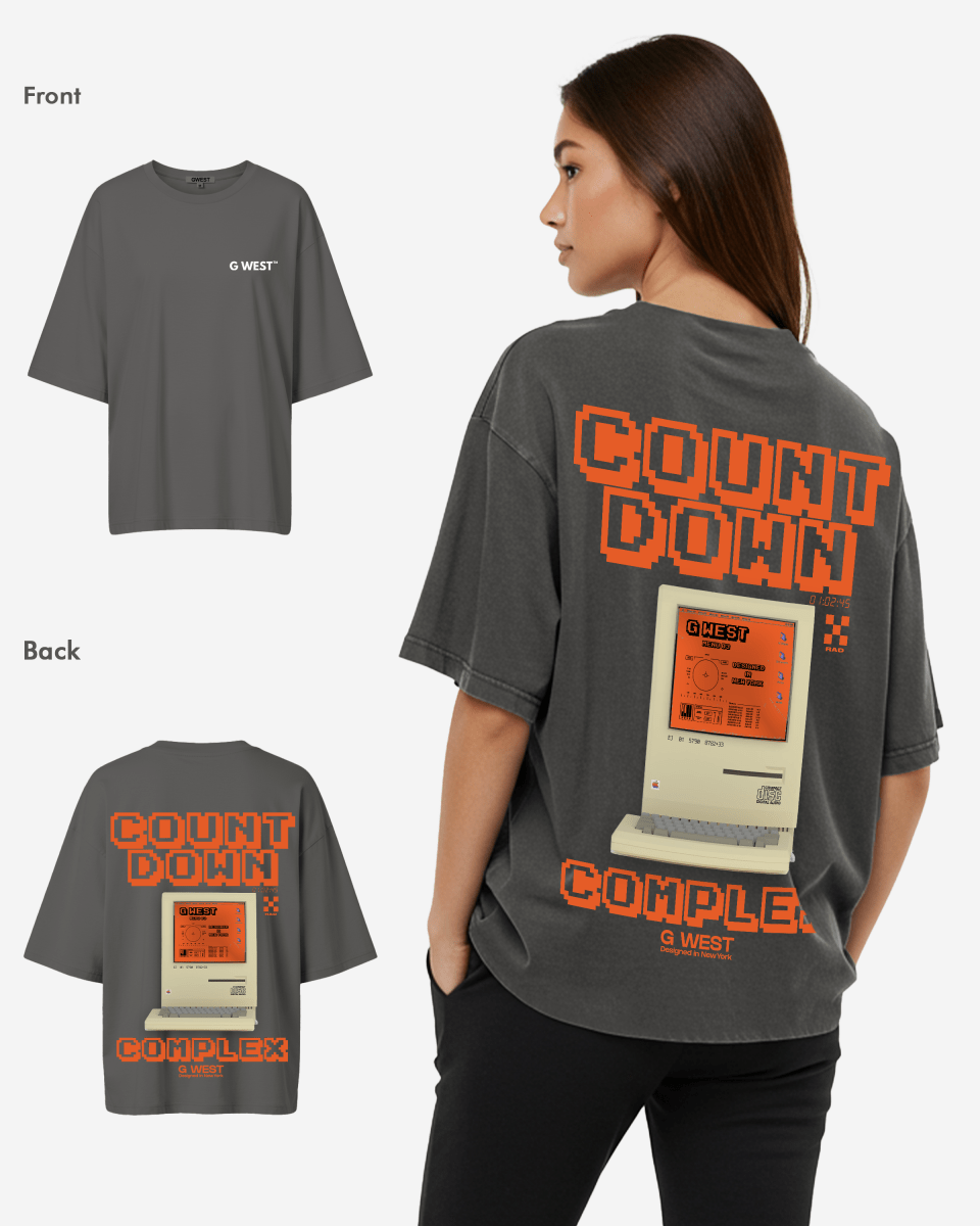 G West Oversized Retro Pc T-Shirt - WOMEN