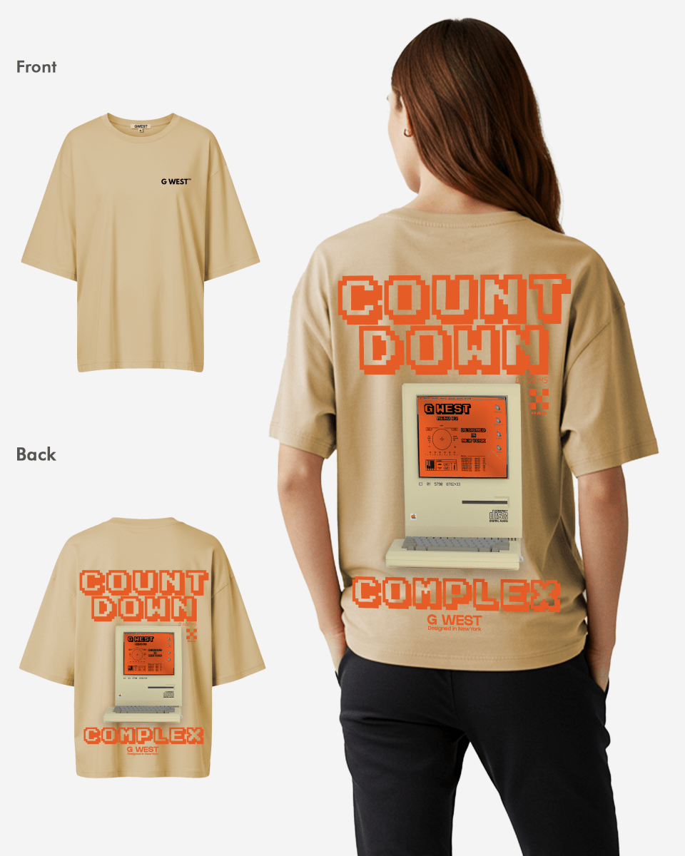 G West Oversized Retro Pc T-Shirt - WOMEN