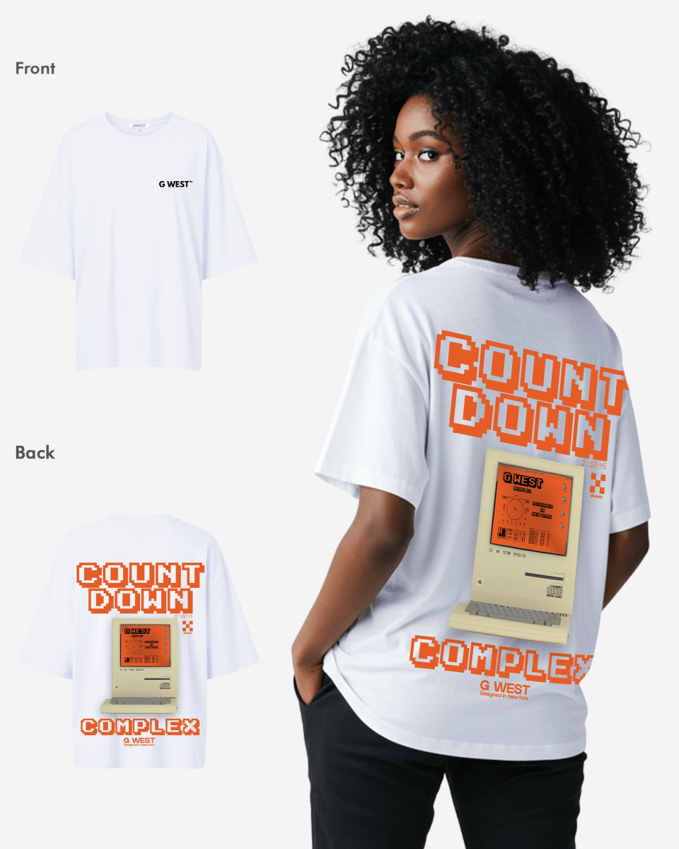 G West Oversized Retro Pc T-Shirt - WOMEN