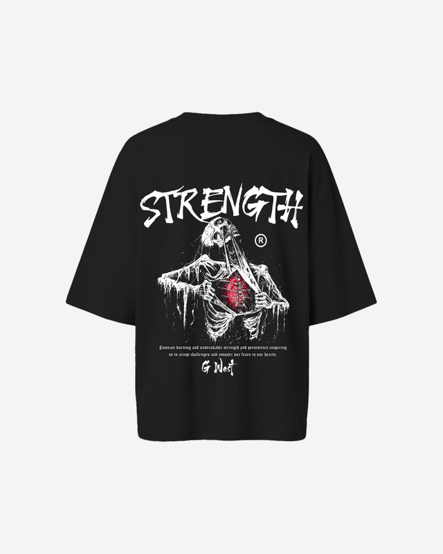 G West Oversized Ripping Skeleton Tee - WOMEN