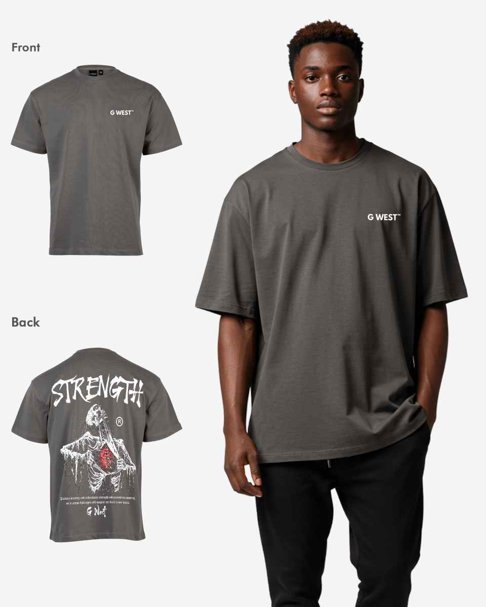 G West Oversized Ripping Skeleton Tee