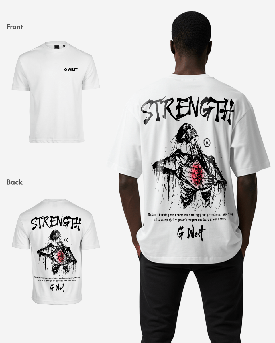 G West Oversized Ripping Skeleton Tee