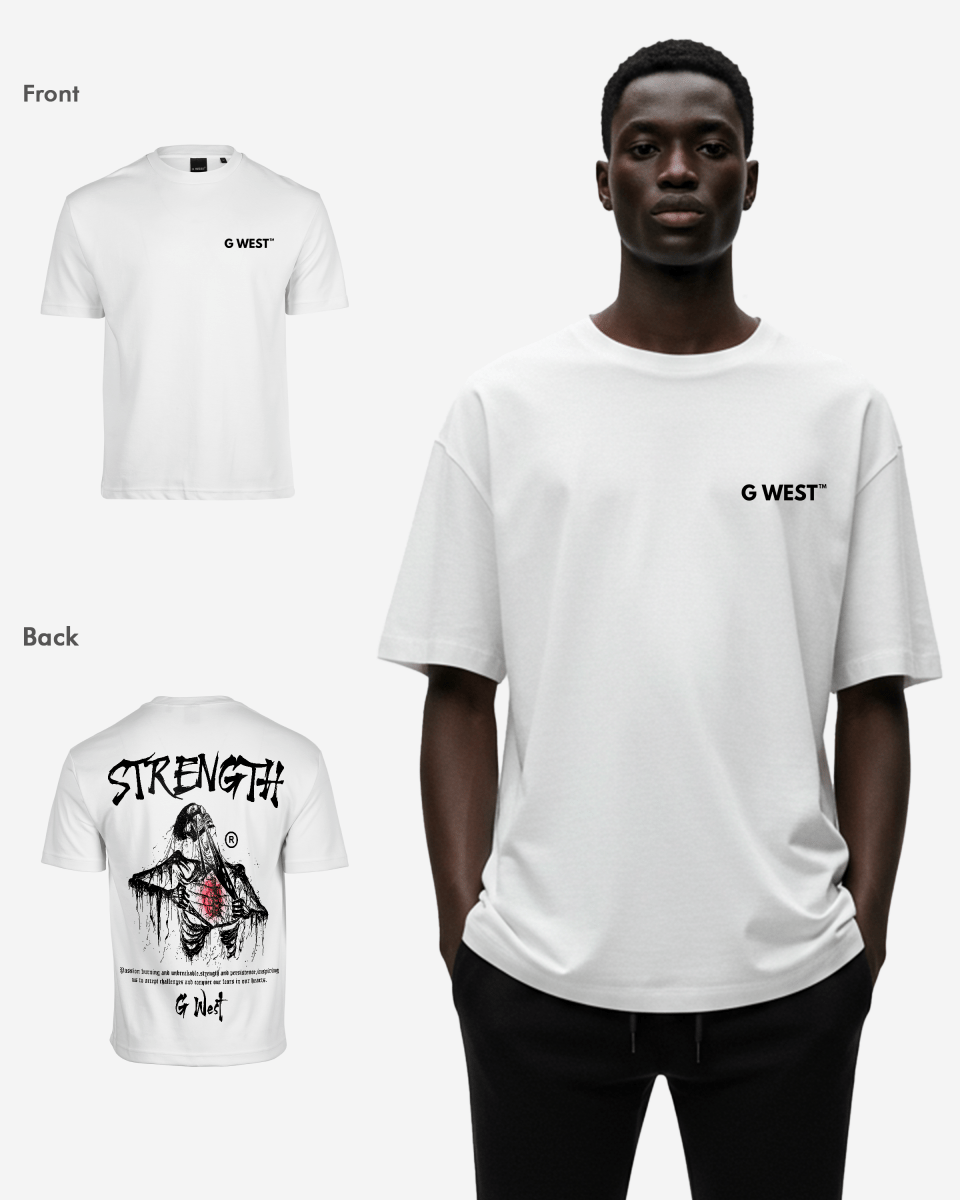 G West Oversized Ripping Skeleton Tee