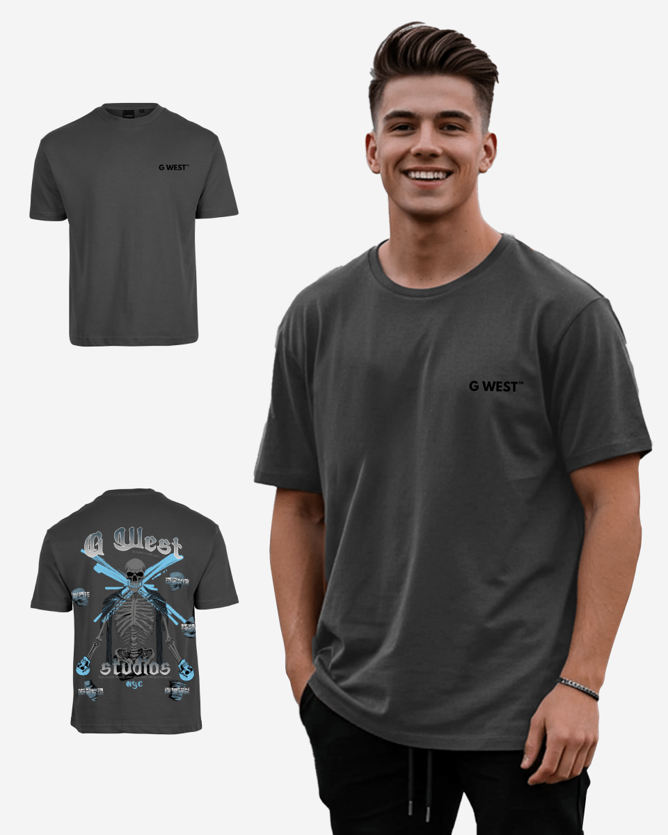 G West Oversized Skull Tee