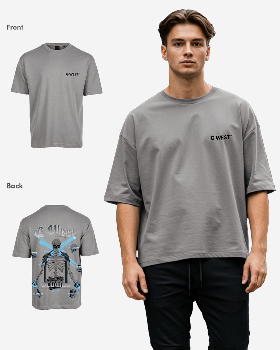 G West Oversized Skull Tee