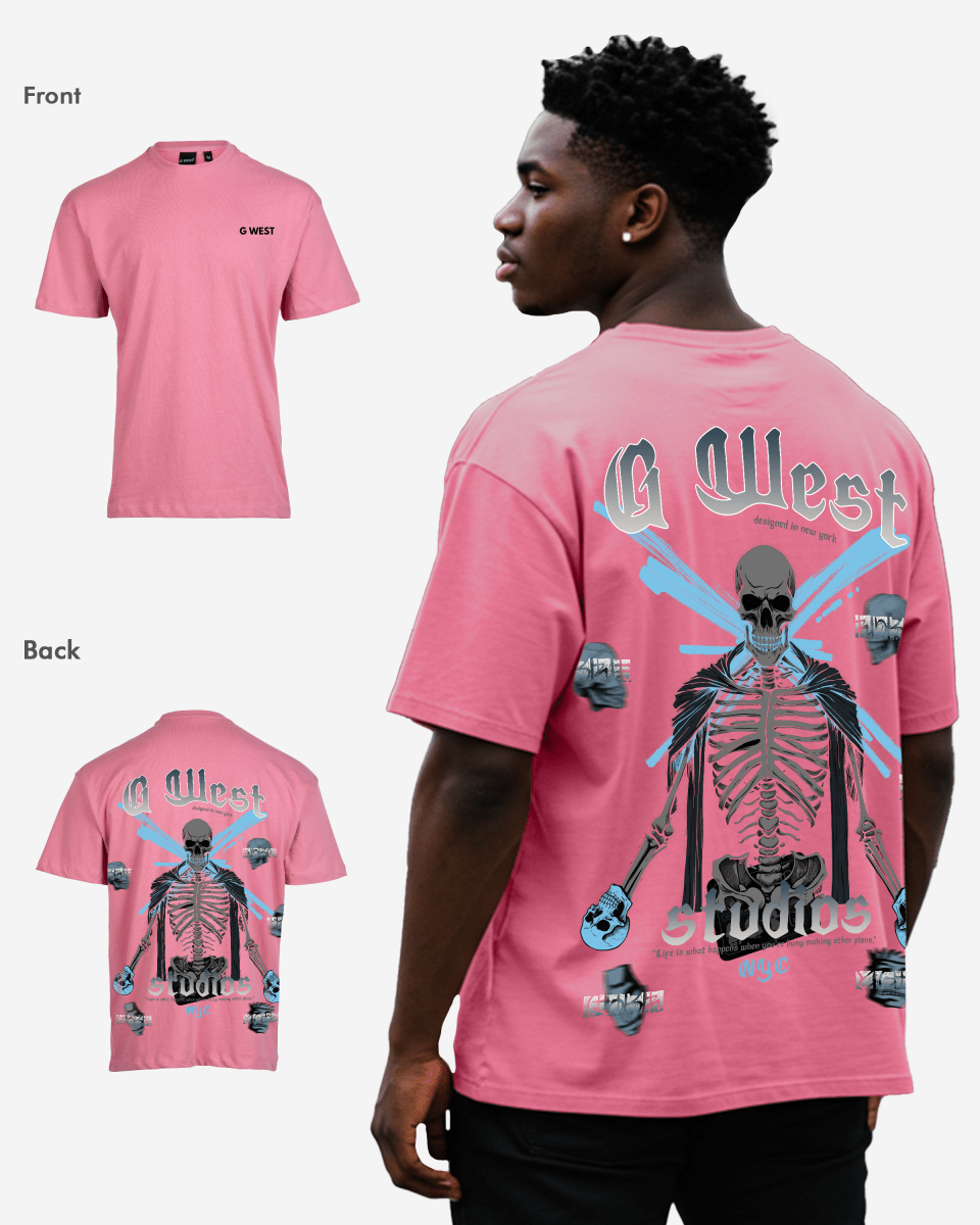 G West Oversized Skull Tee